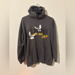 California Graphic white dove Hoodie - Gray